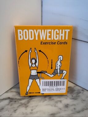 Bodyweight Exercise Cards - Orange Fitness Card Set